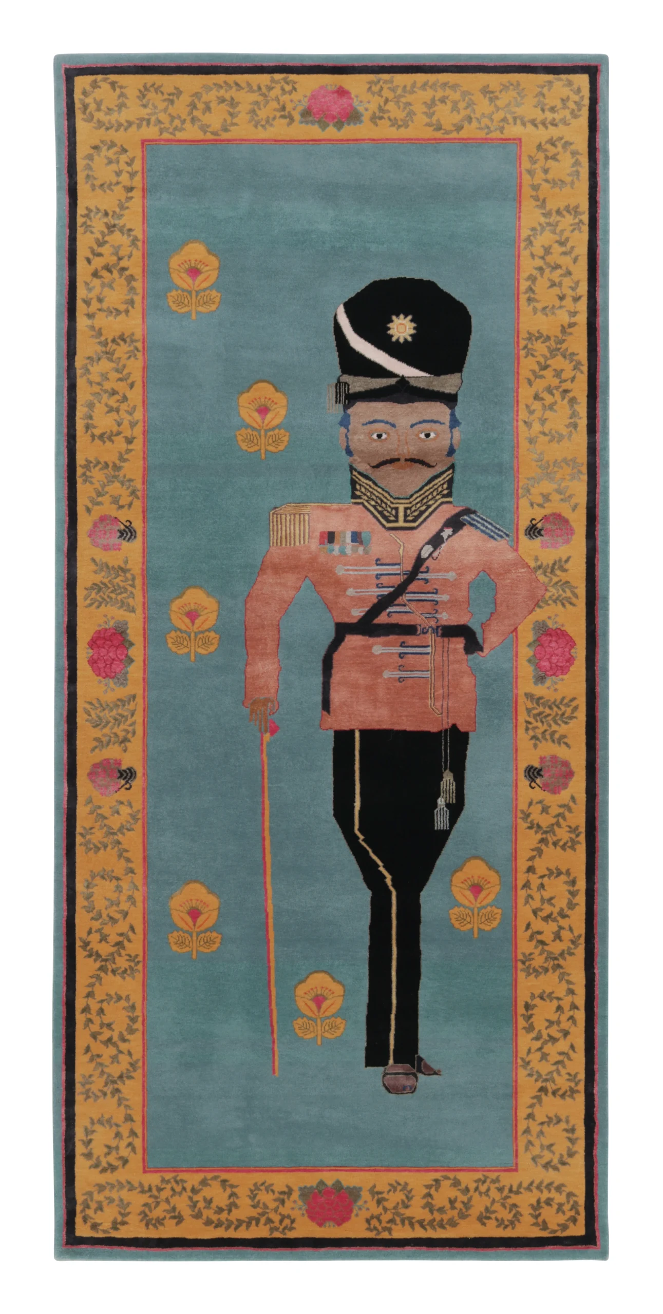 Rug & Kilim’s Modern Pictorial Runner Rug