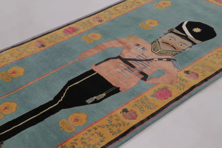 Rug & Kilim’s Modern Pictorial Runner Rug