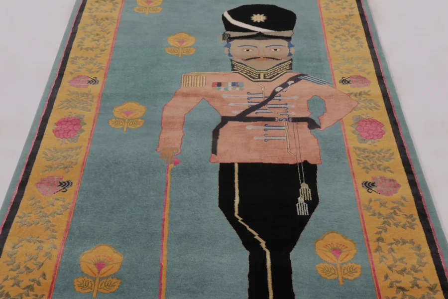 Rug & Kilim’s Modern Pictorial Runner Rug