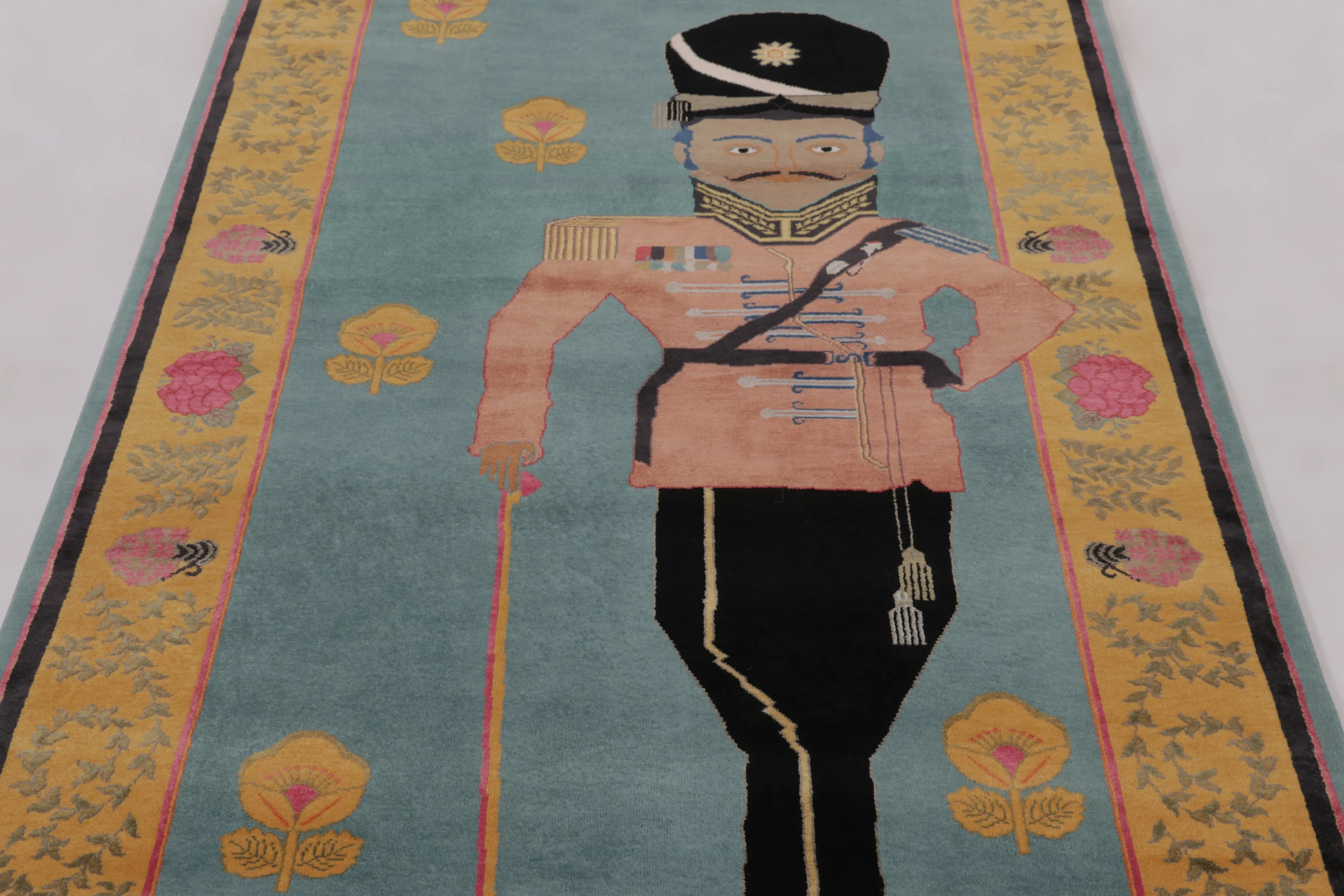 Rug & Kilim’s Modern Pictorial Runner Rug