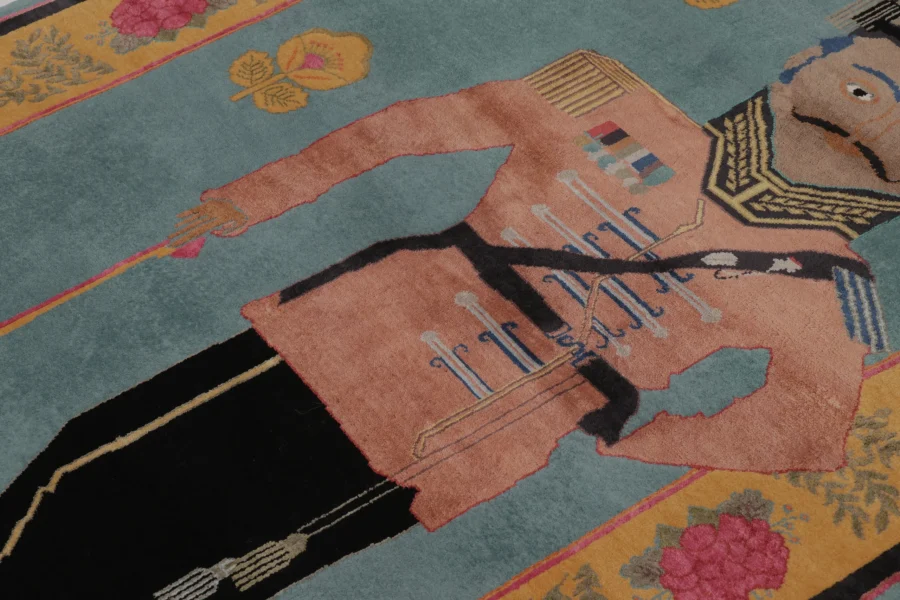 Rug & Kilim’s Modern Pictorial Runner Rug