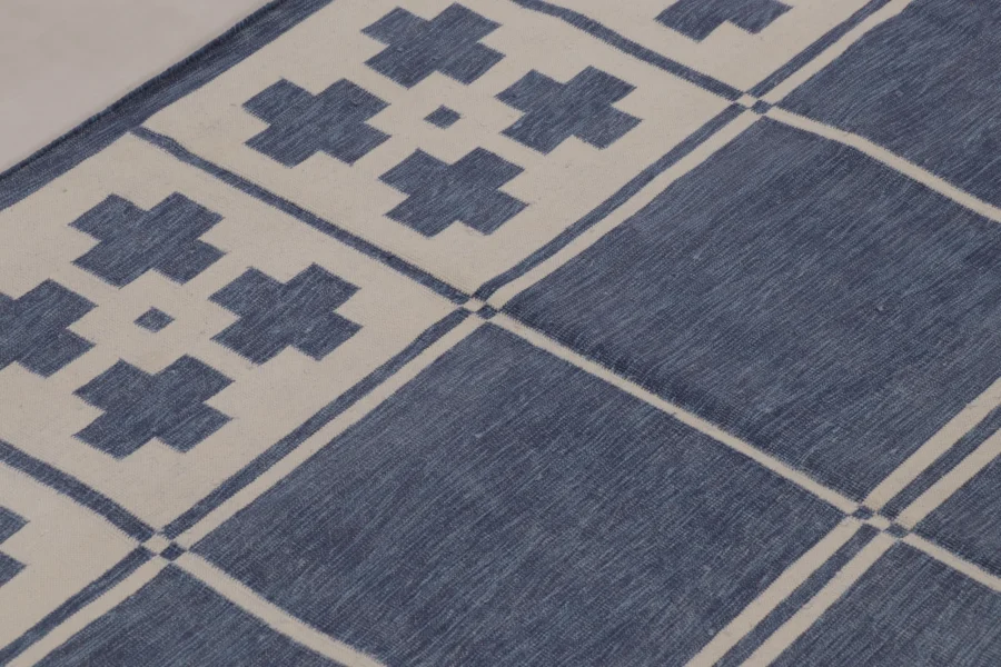 Contemporary Dhurrie Flatweave Rug
