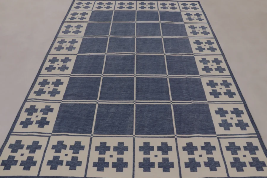 Contemporary Dhurrie Flatweave Rug