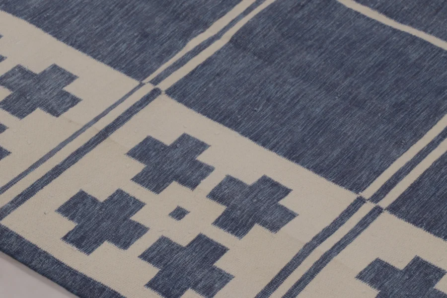 Contemporary Dhurrie Flatweave Rug