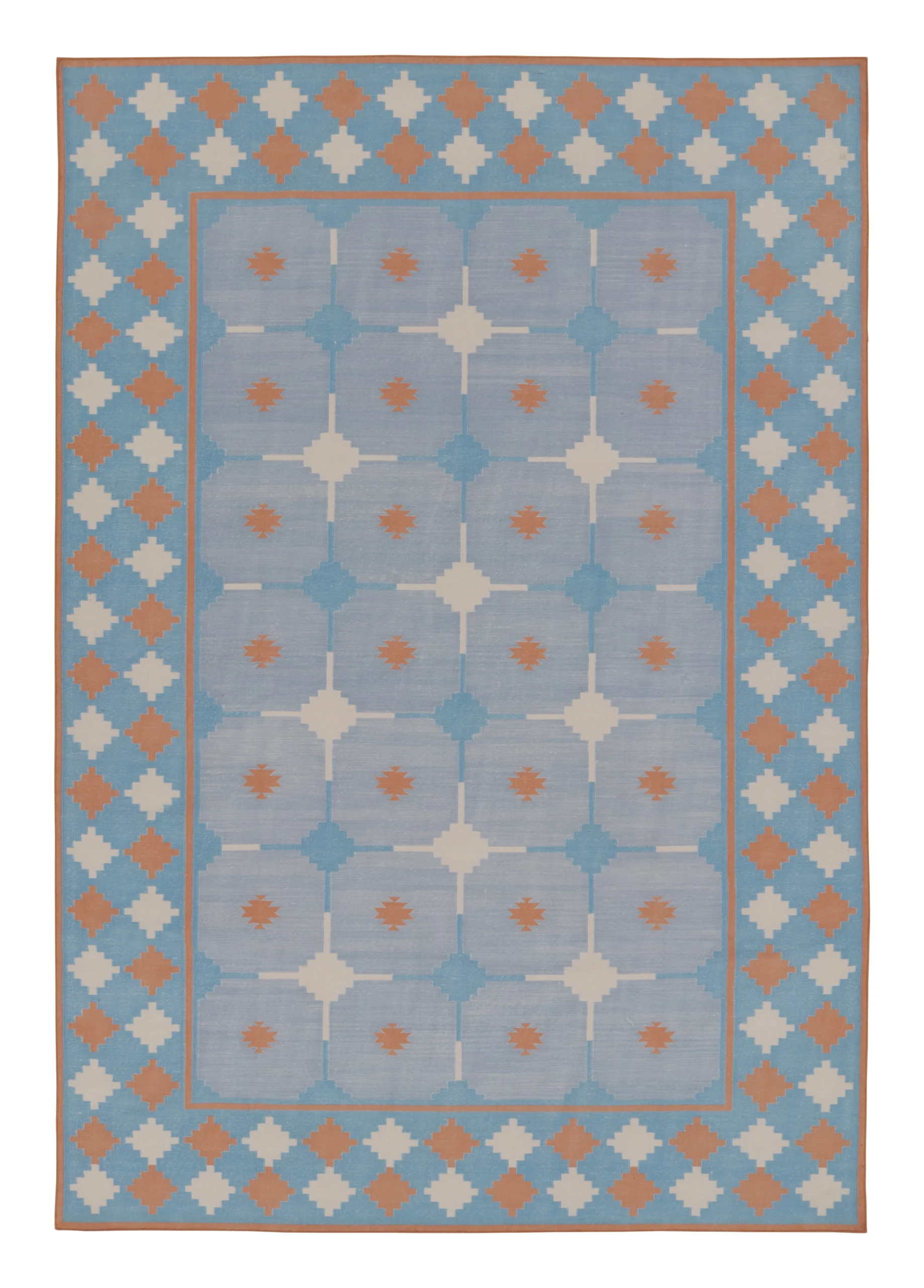 Contemporary Dhurrie Flatweave Rug