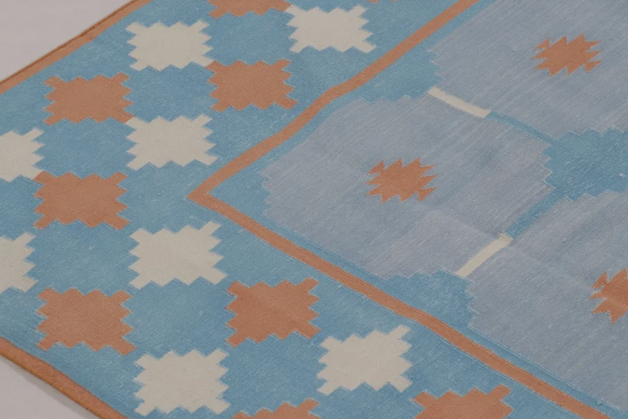 Contemporary Dhurrie Flatweave Rug