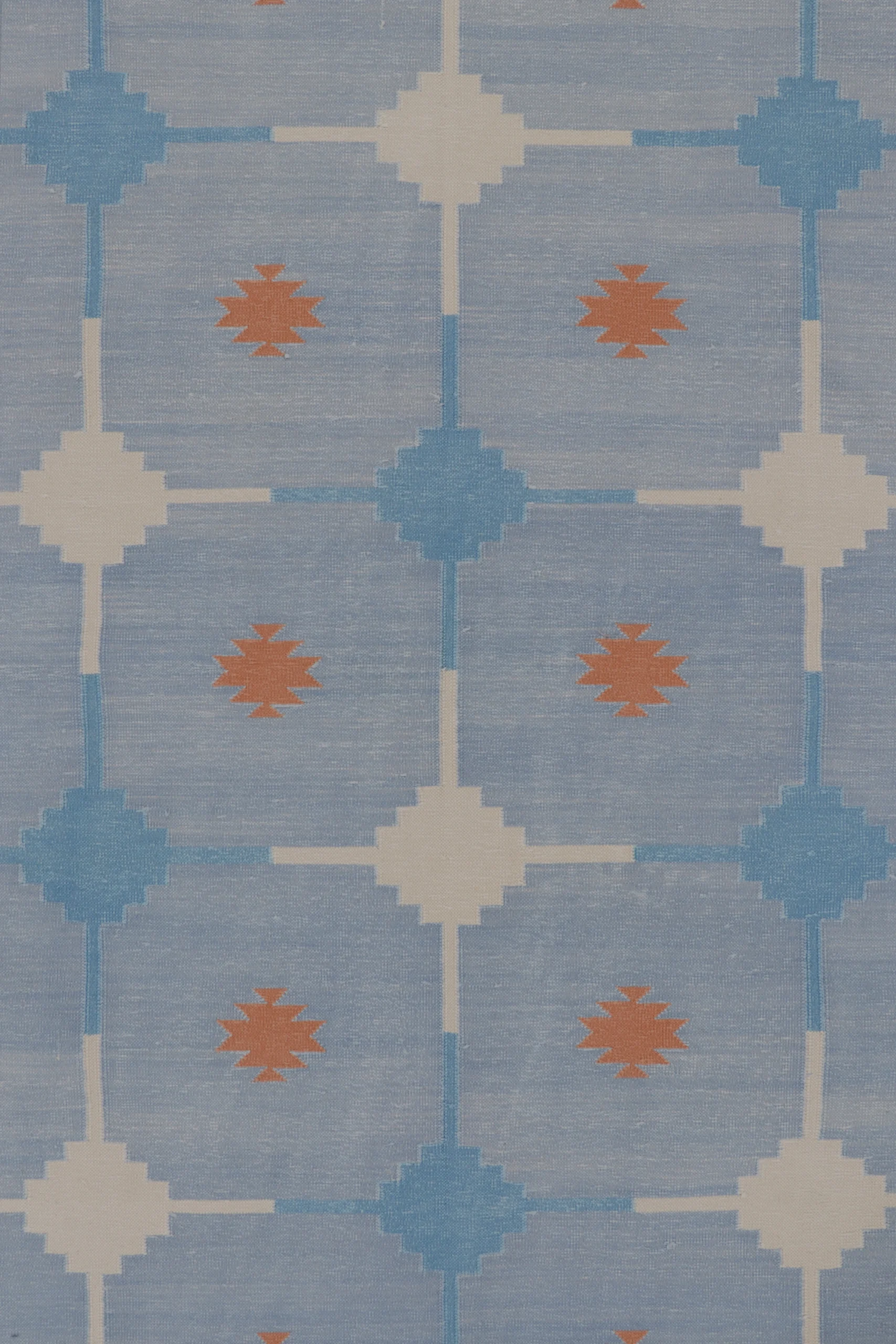 Contemporary Dhurrie Flatweave Rug