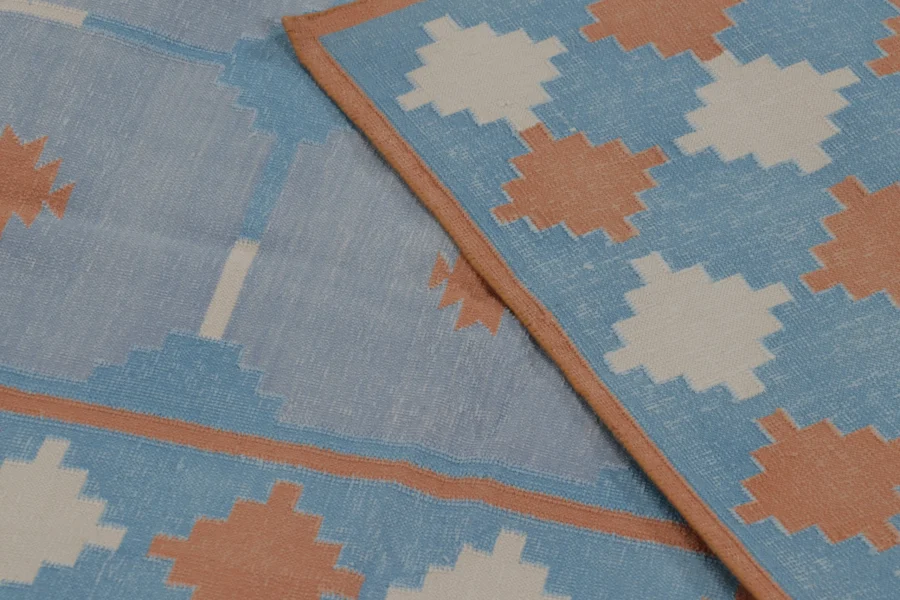 Contemporary Dhurrie Flatweave Rug