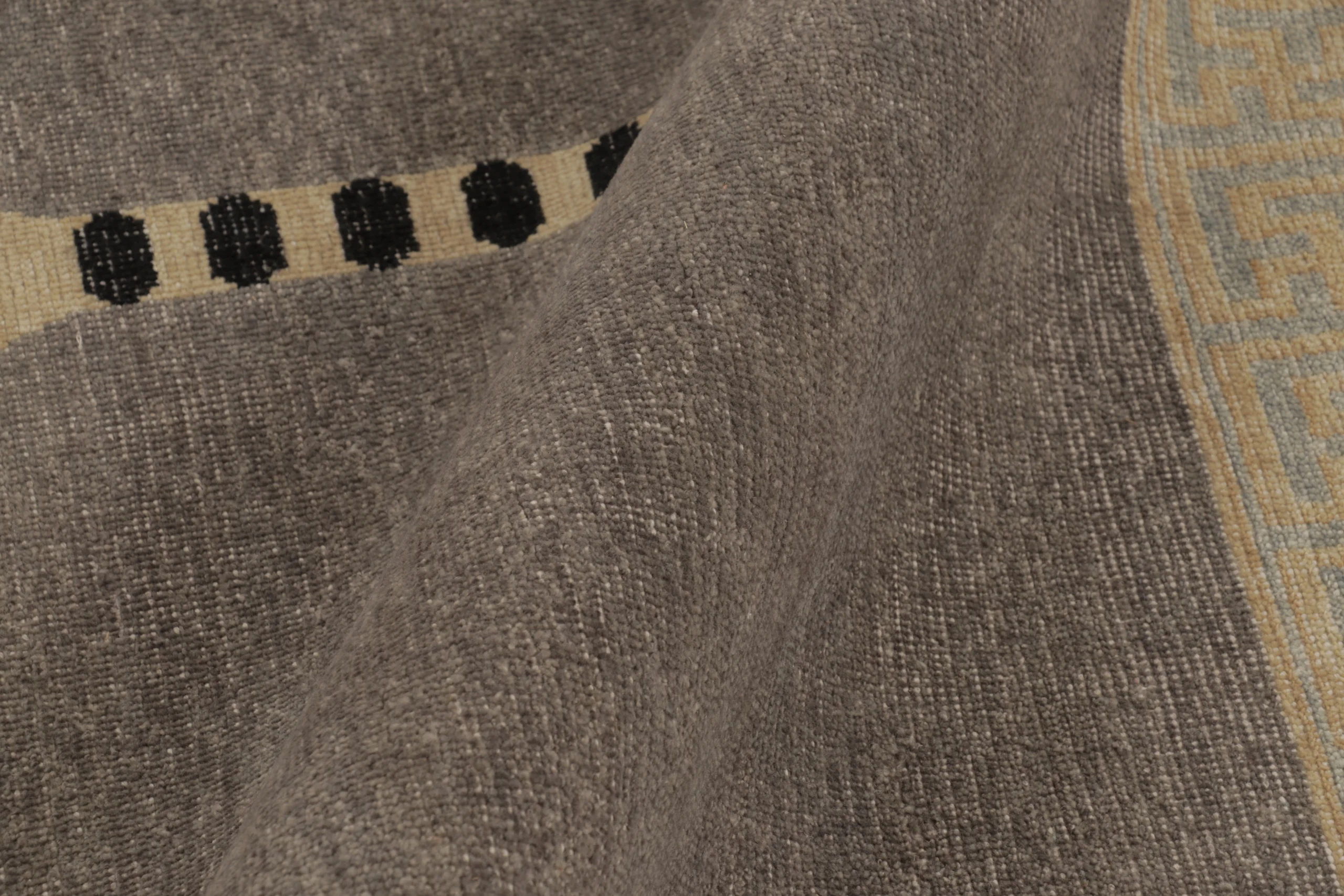 Modern Distressed Tiger Rug