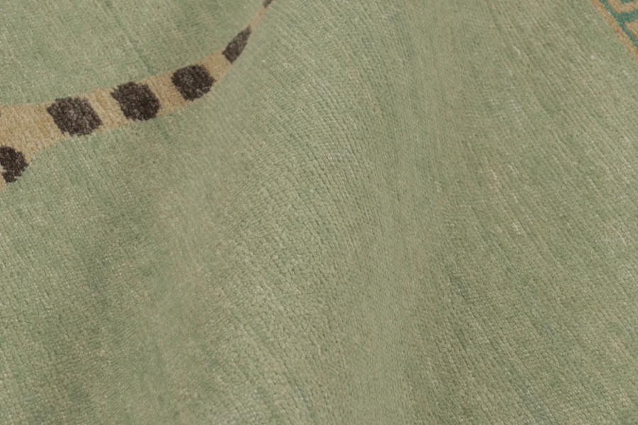 Modern Distressed Tiger Rug