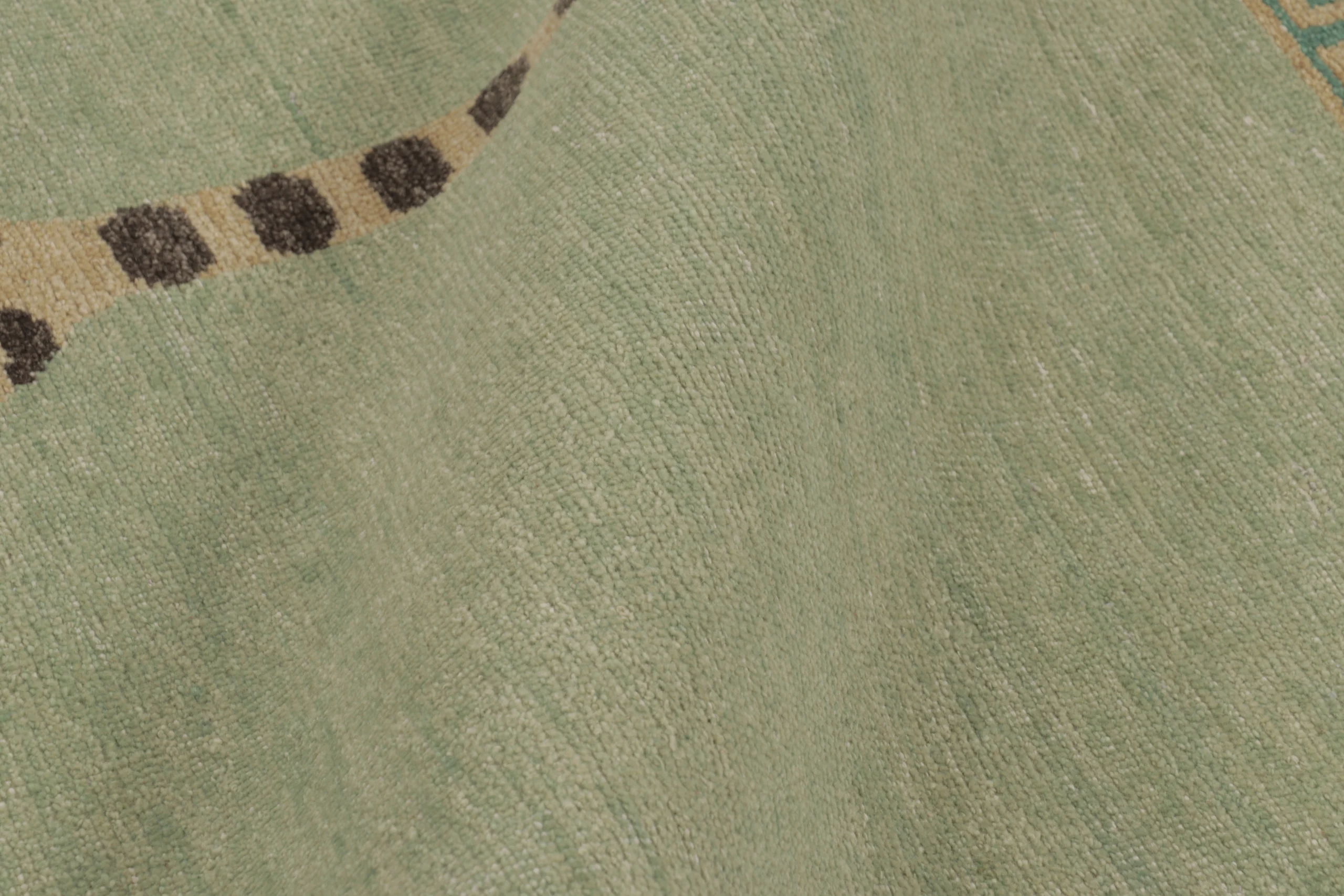 Modern Distressed Tiger Rug