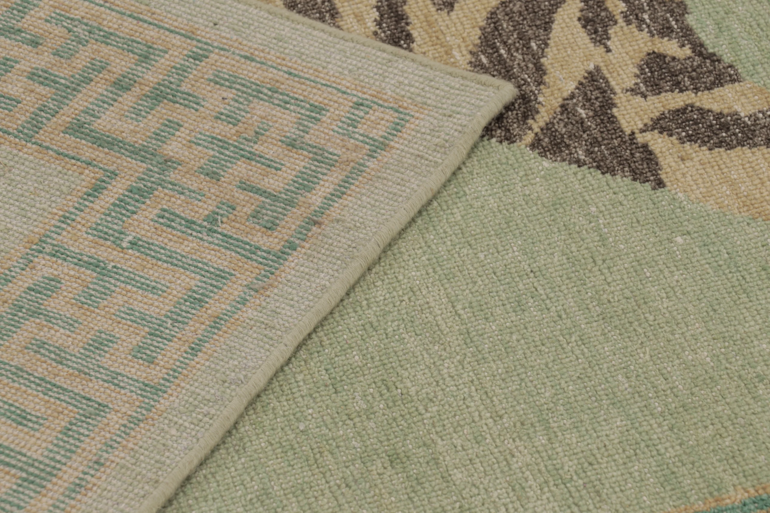 Modern Distressed Tiger Rug