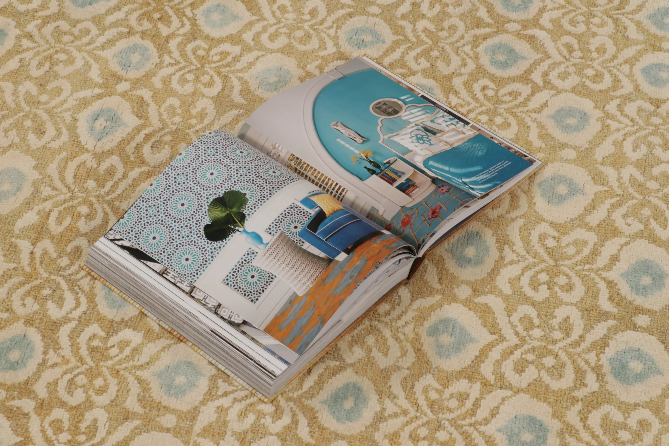 Rug & Kilim’s Block Print Rug