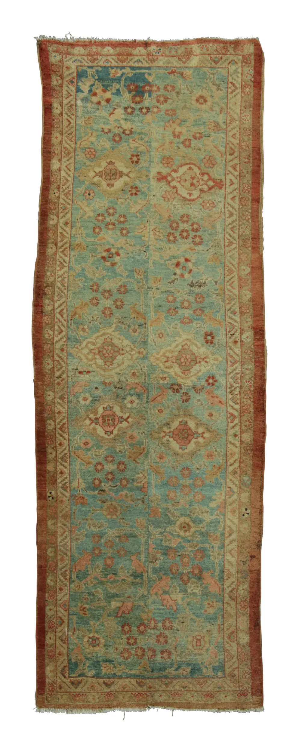 Antique Sized Sultanabad Runner Rug