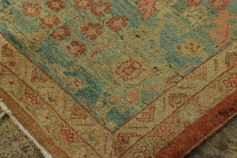 Antique Sized Sultanabad Runner Rug