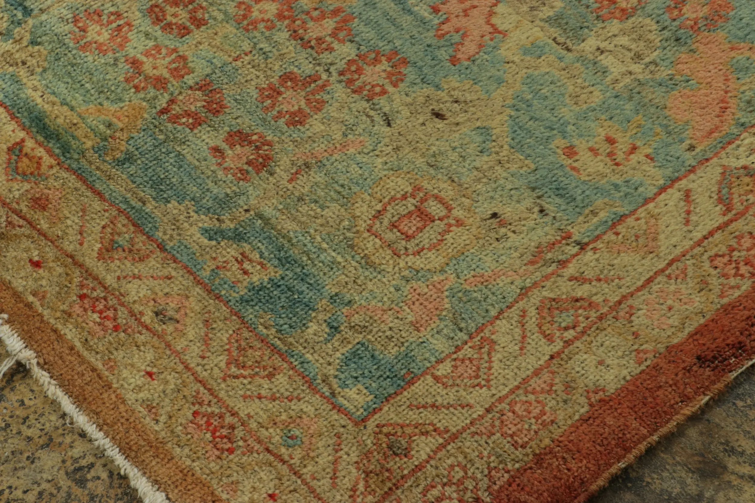 Antique Sized Sultanabad Runner Rug