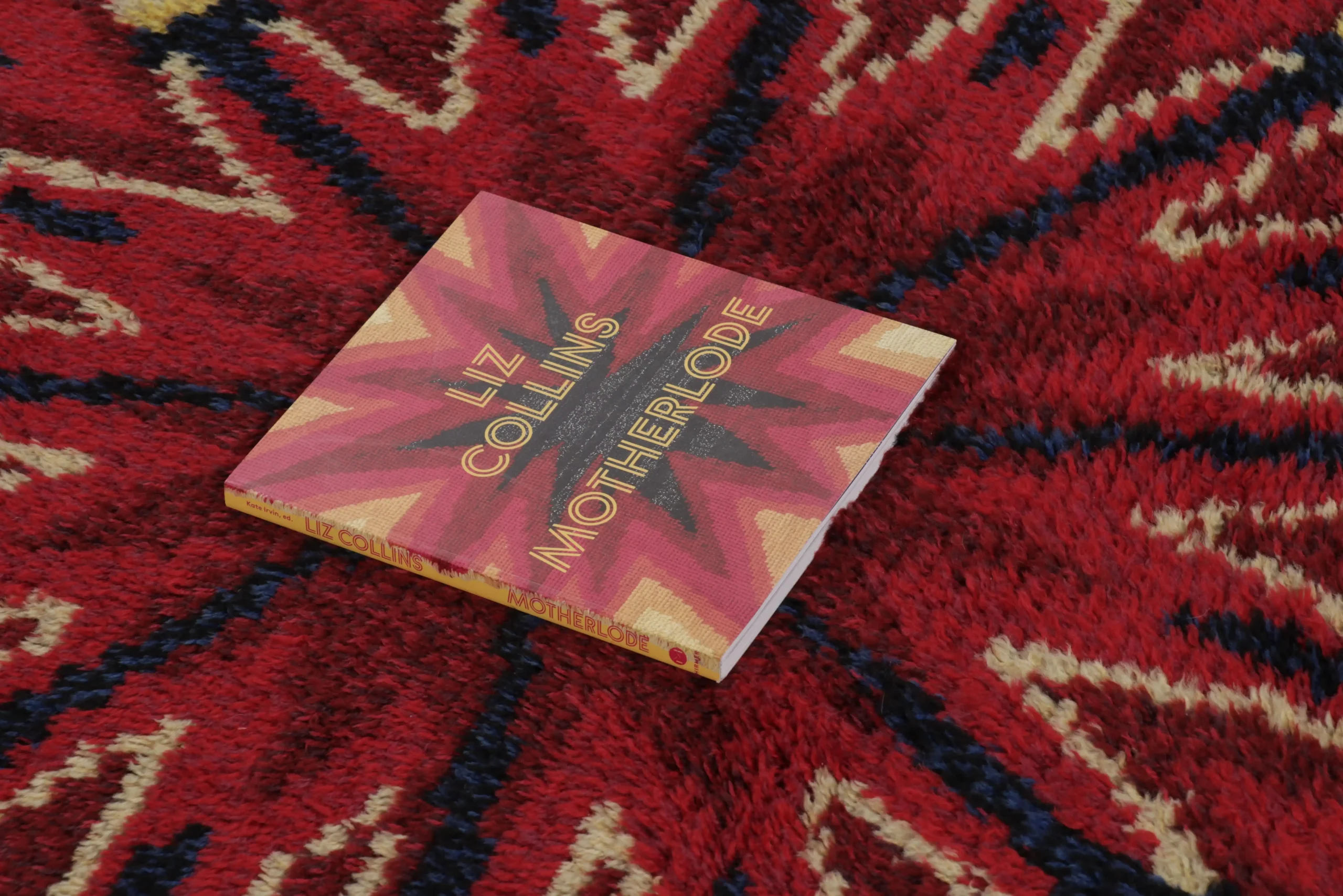 Vintage Swedish Rya Circle Rug