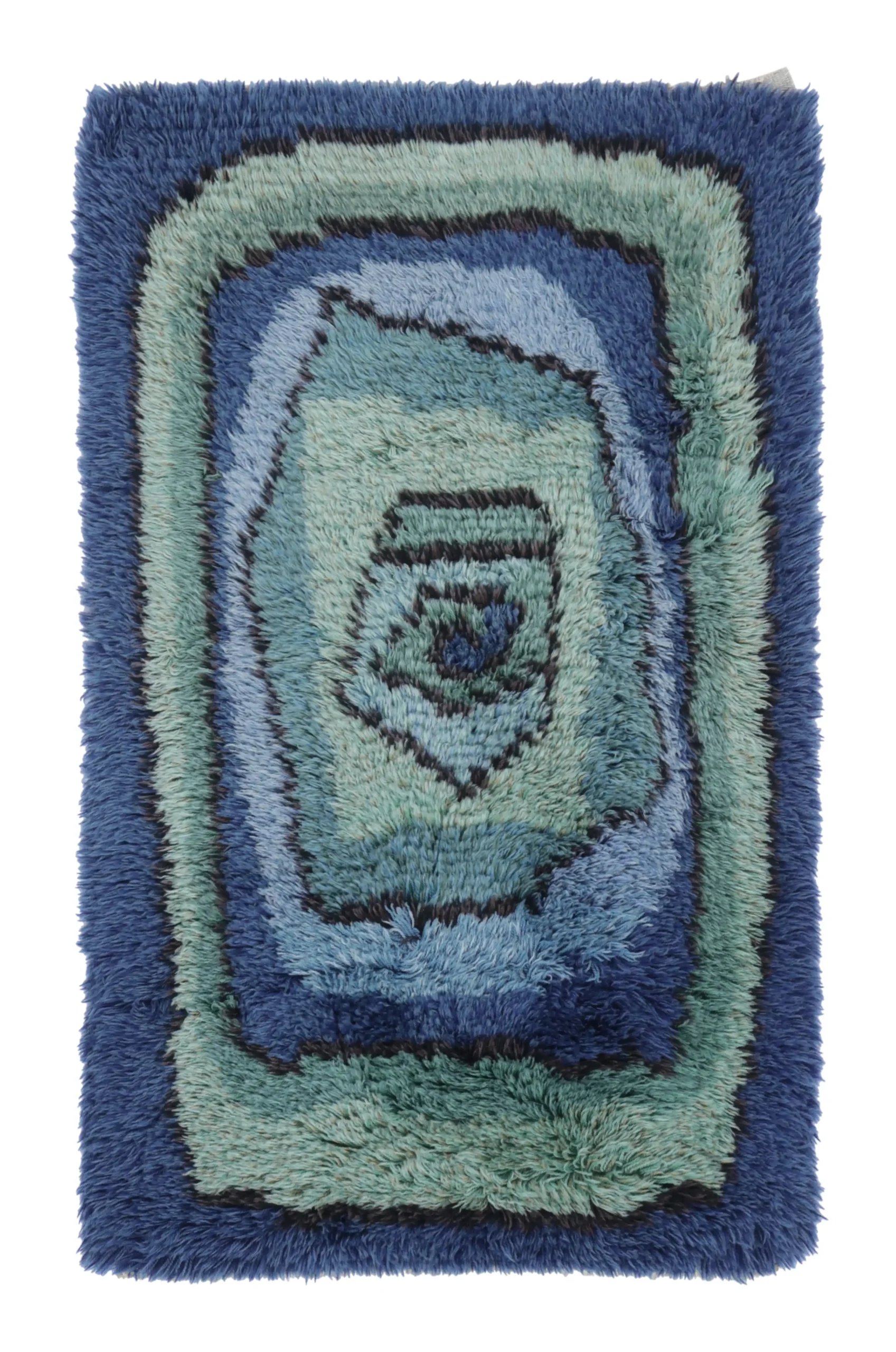 Vintage Swedish Rya Rug