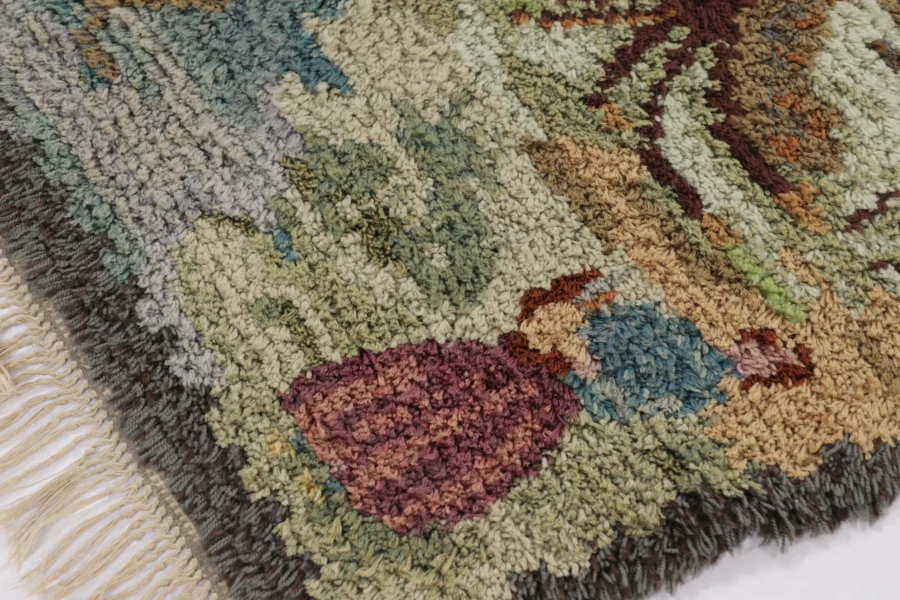 Vintage Swedish Rya Rug