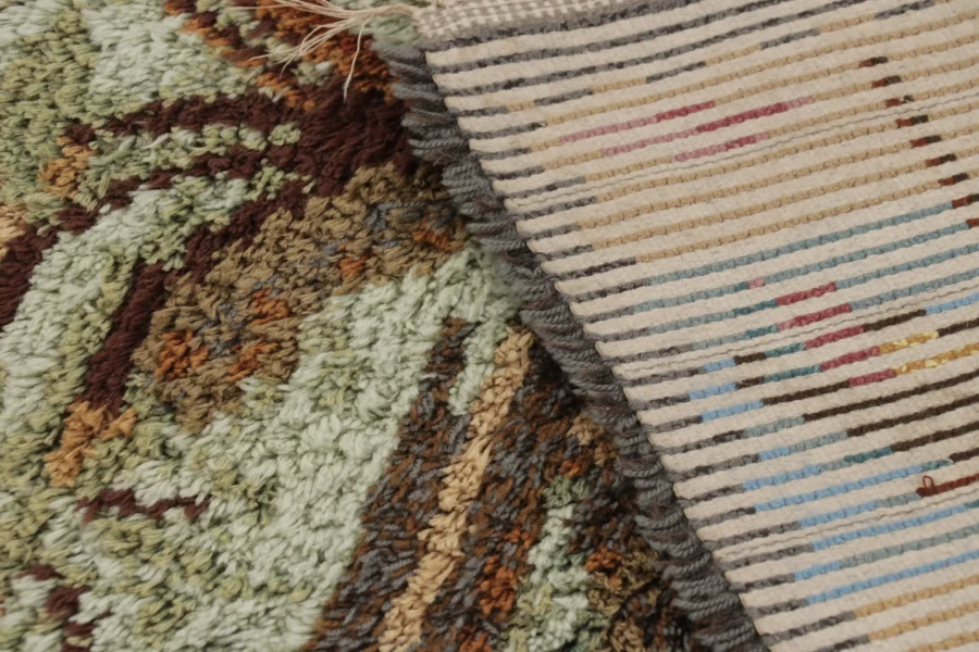 Vintage Swedish Rya Rug