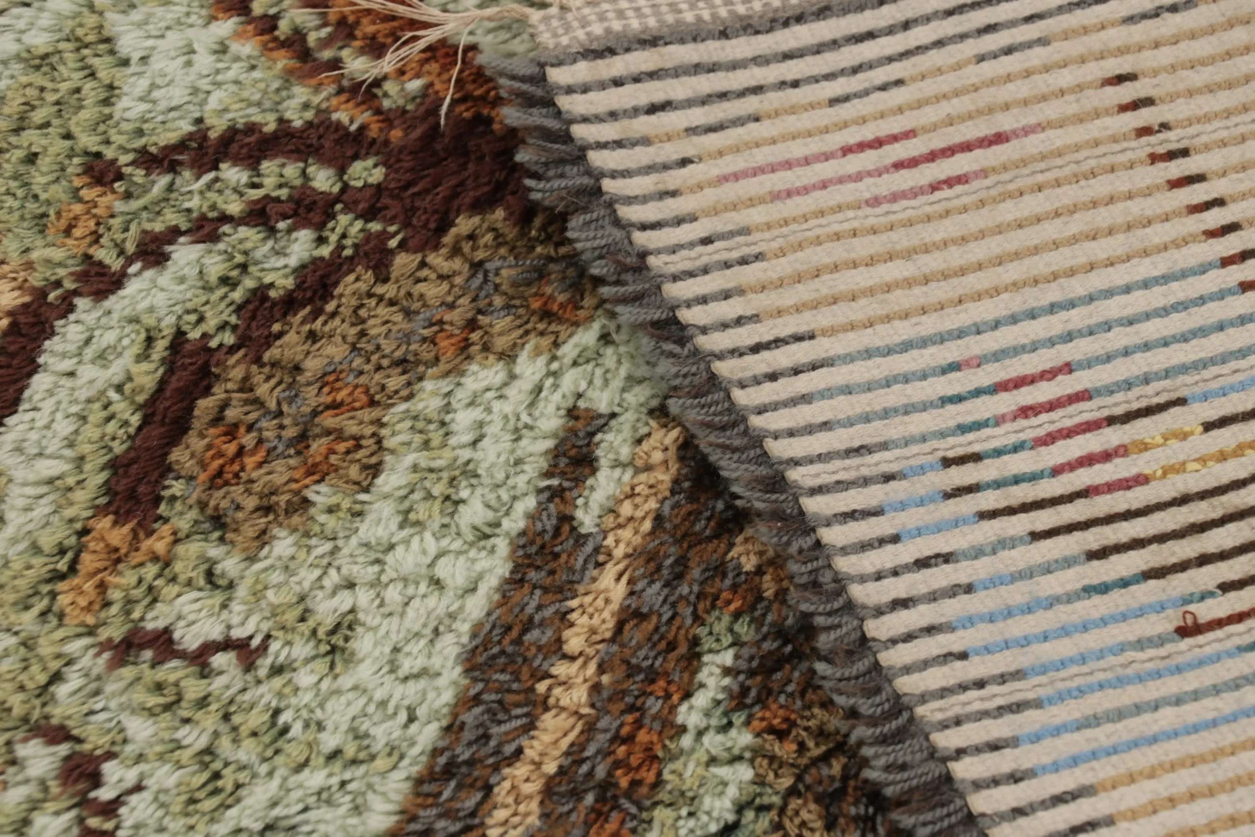 Vintage Swedish Rya Rug