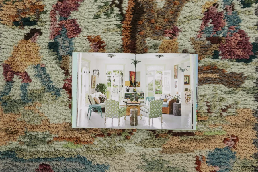 Vintage Swedish Rya Rug