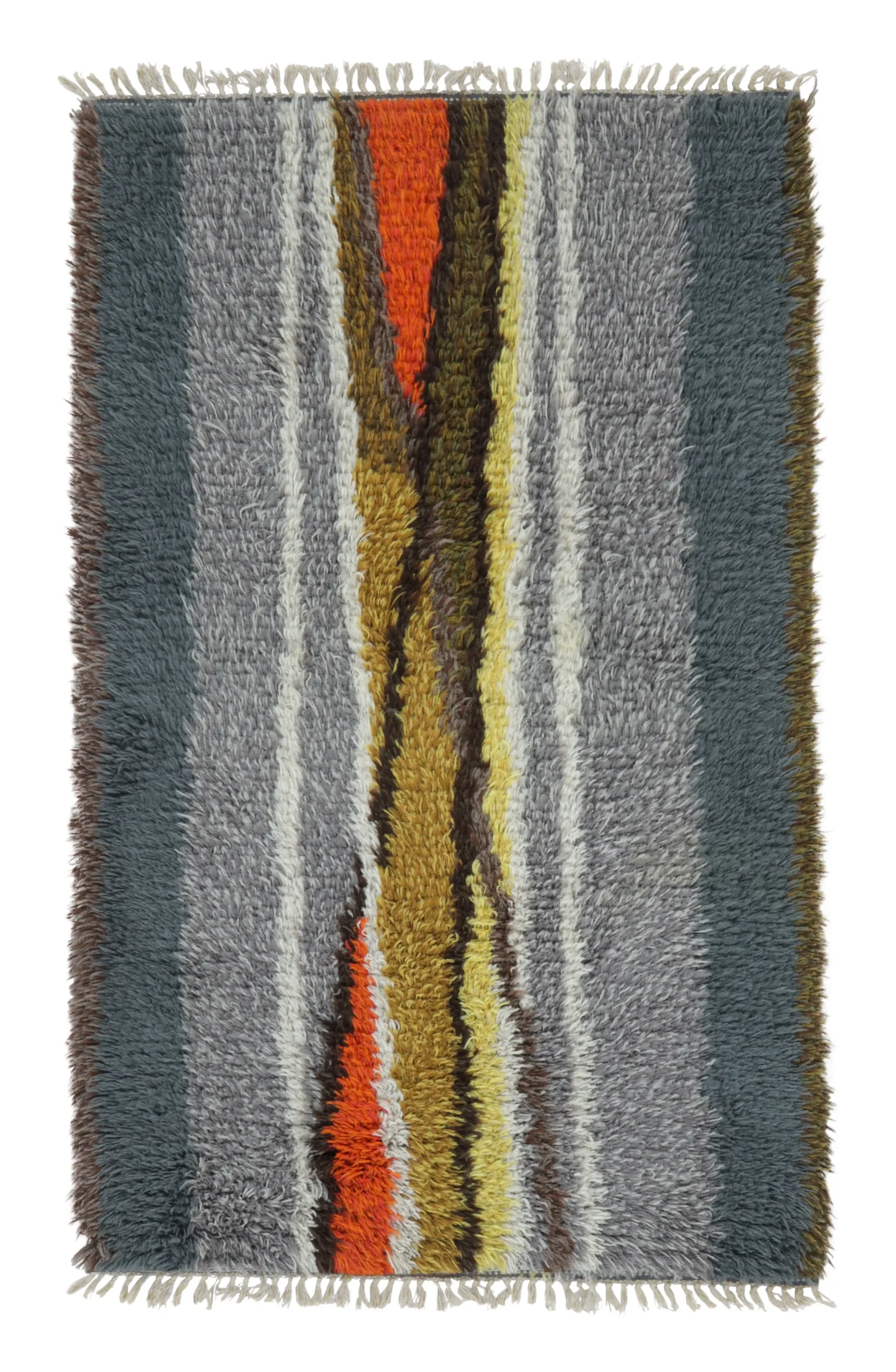 Vintage Swedish Rya Rug