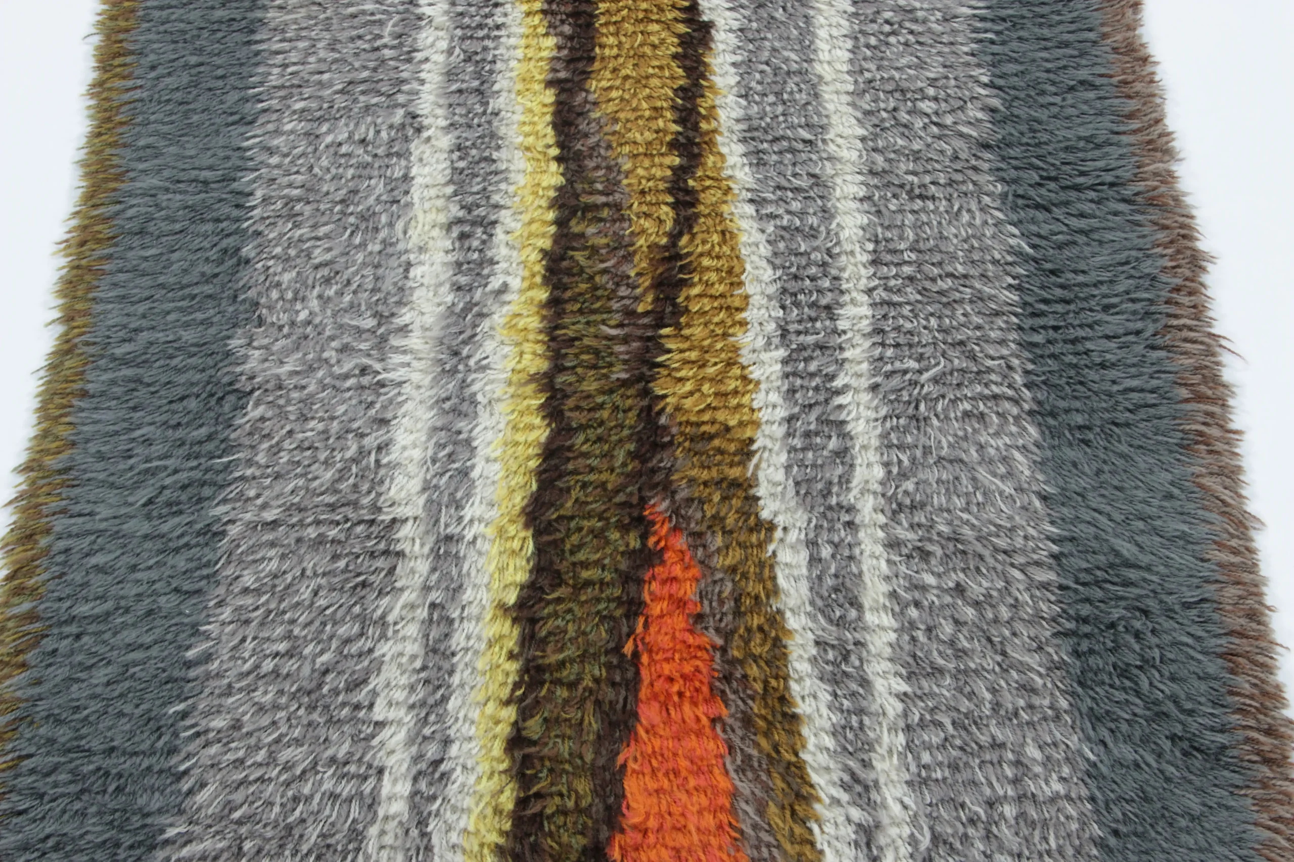 Vintage Swedish Rya Rug