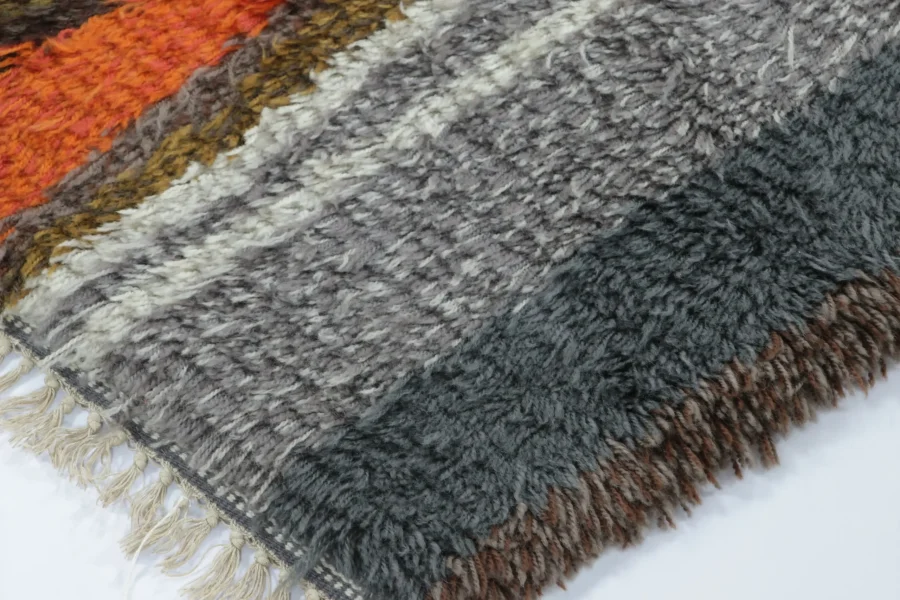Vintage Swedish Rya Rug