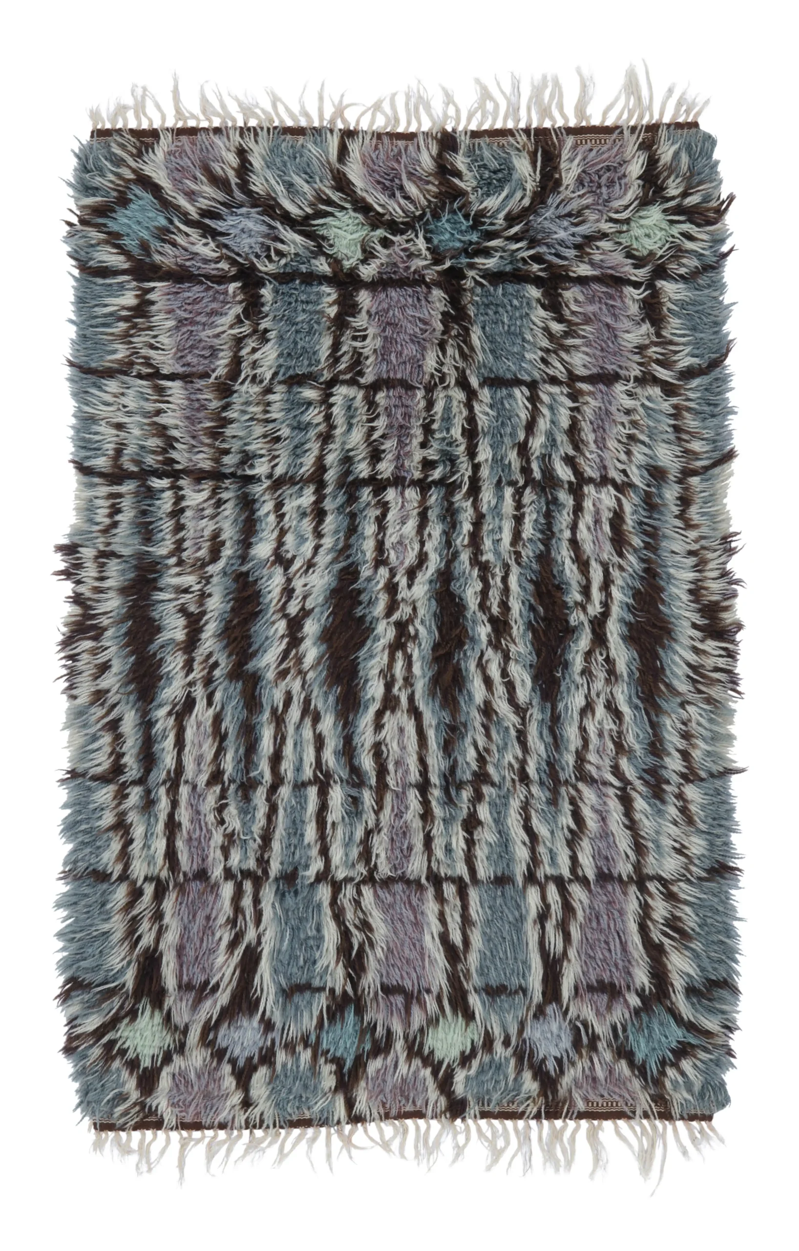Vintage Swedish Rya Rug