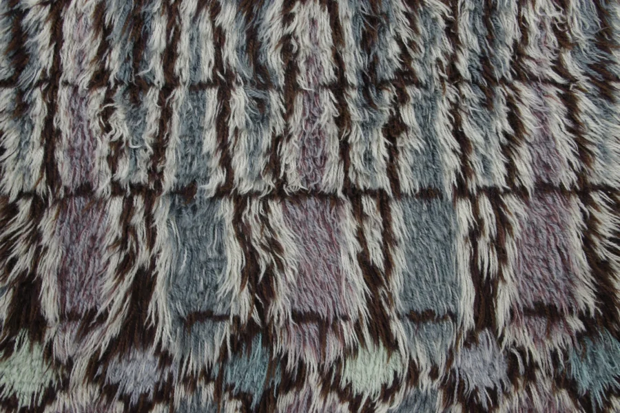 Vintage Swedish Rya Rug