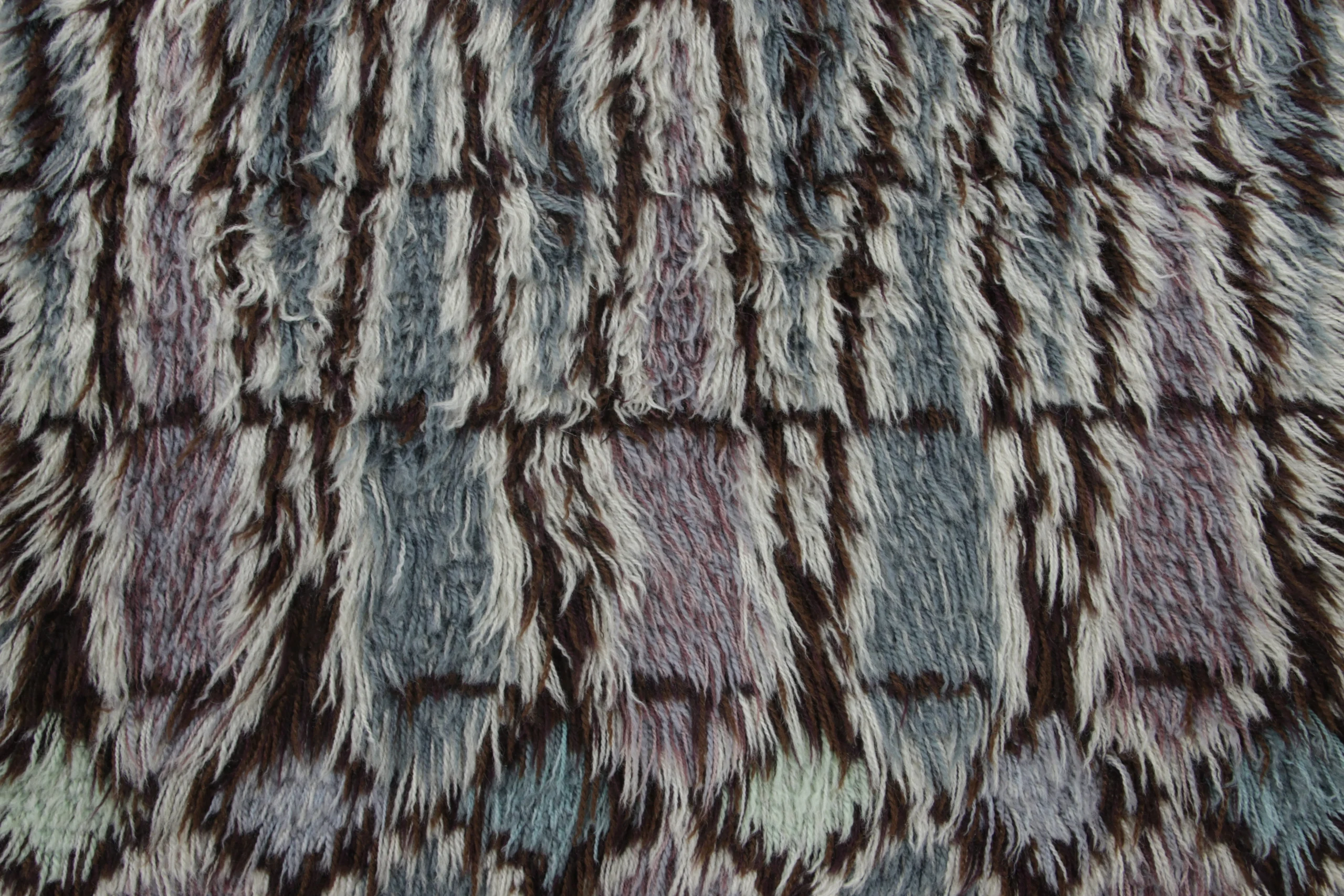 Vintage Swedish Rya Rug
