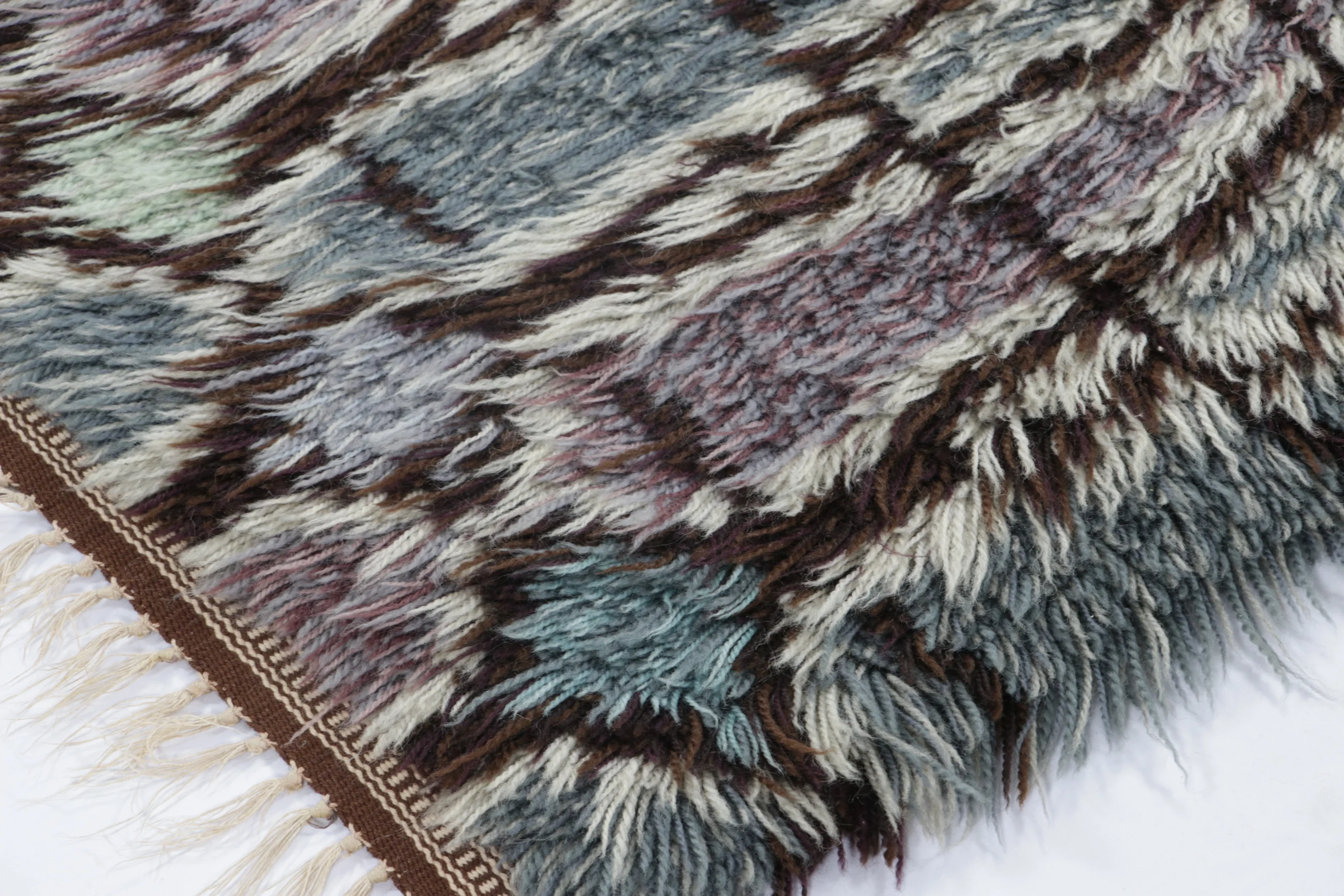 Vintage Swedish Rya Rug