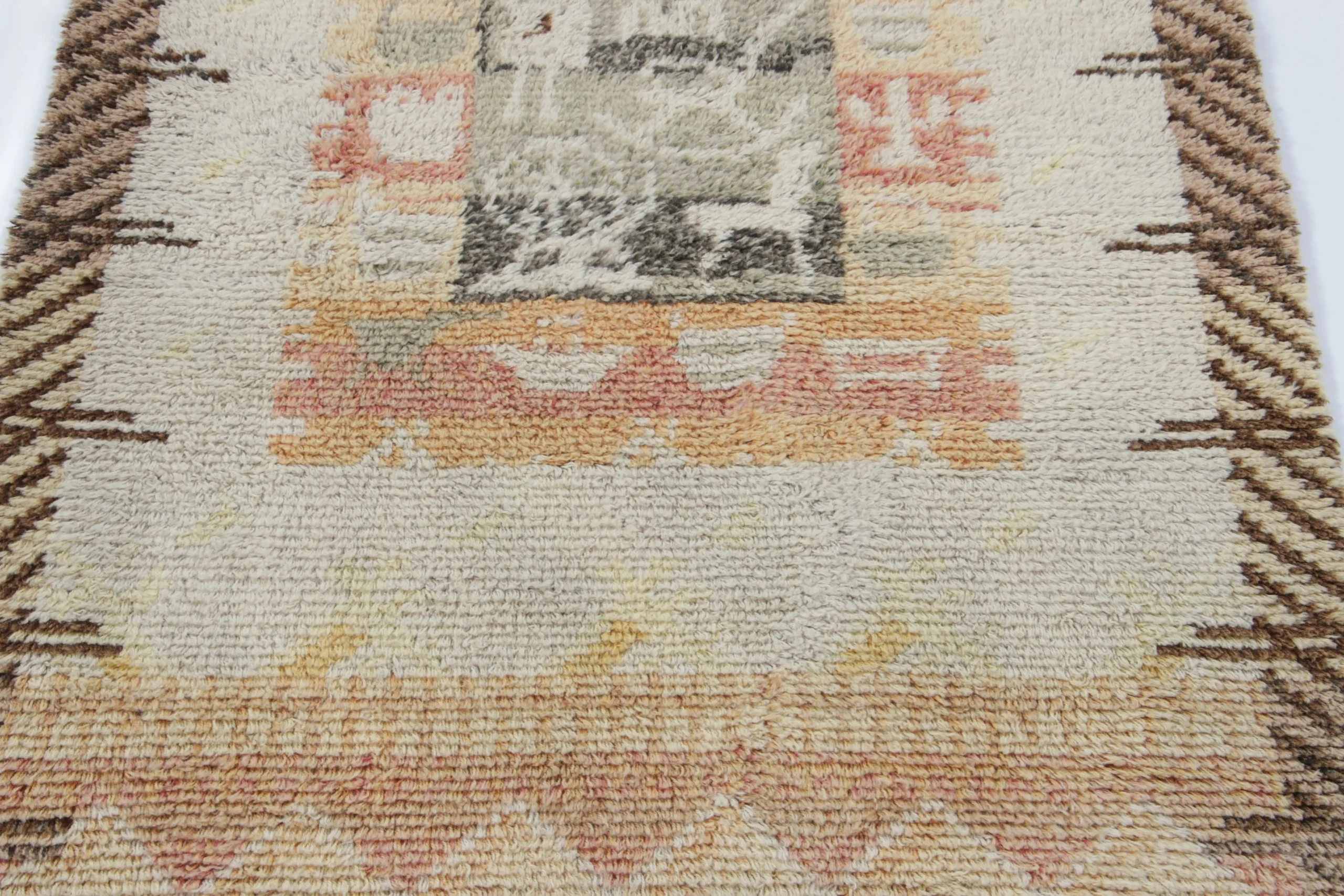 Vintage Swedish Rya Rug