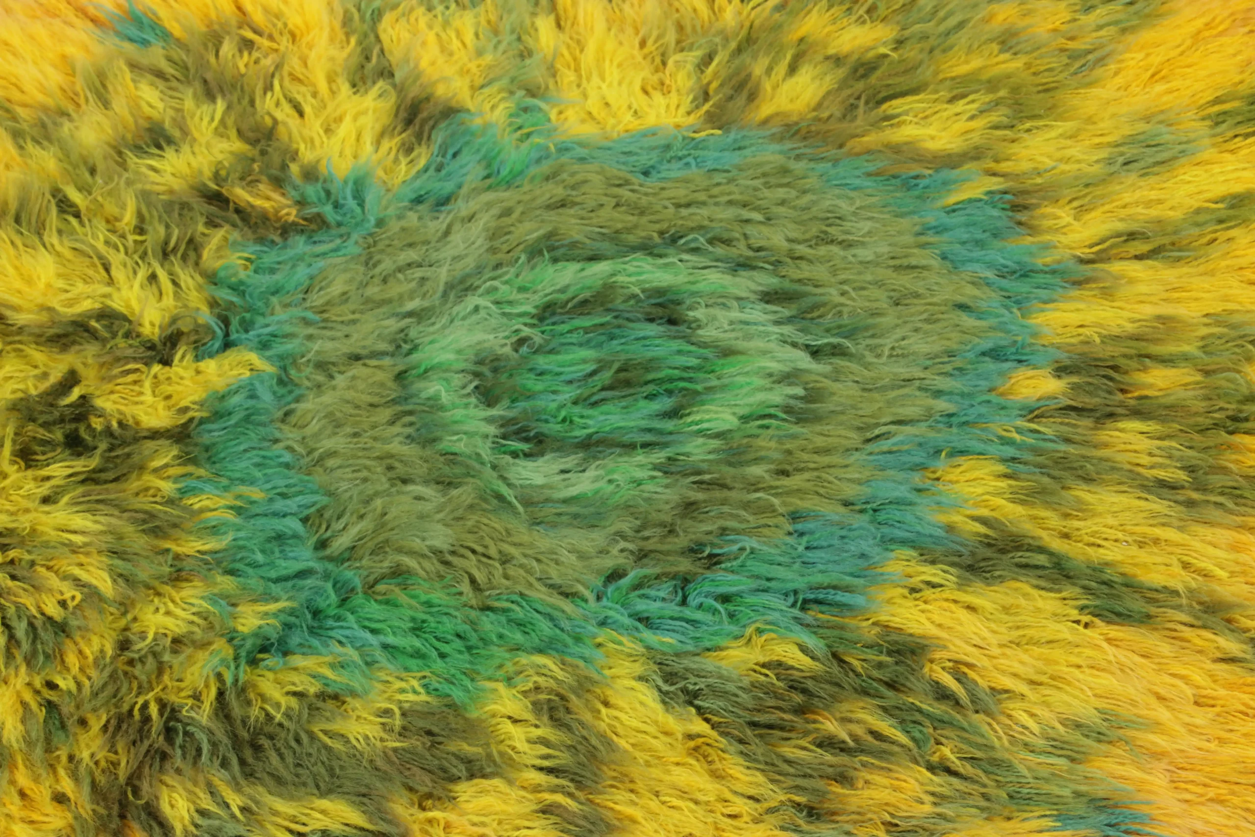 Vintage Swedish Rya Rug