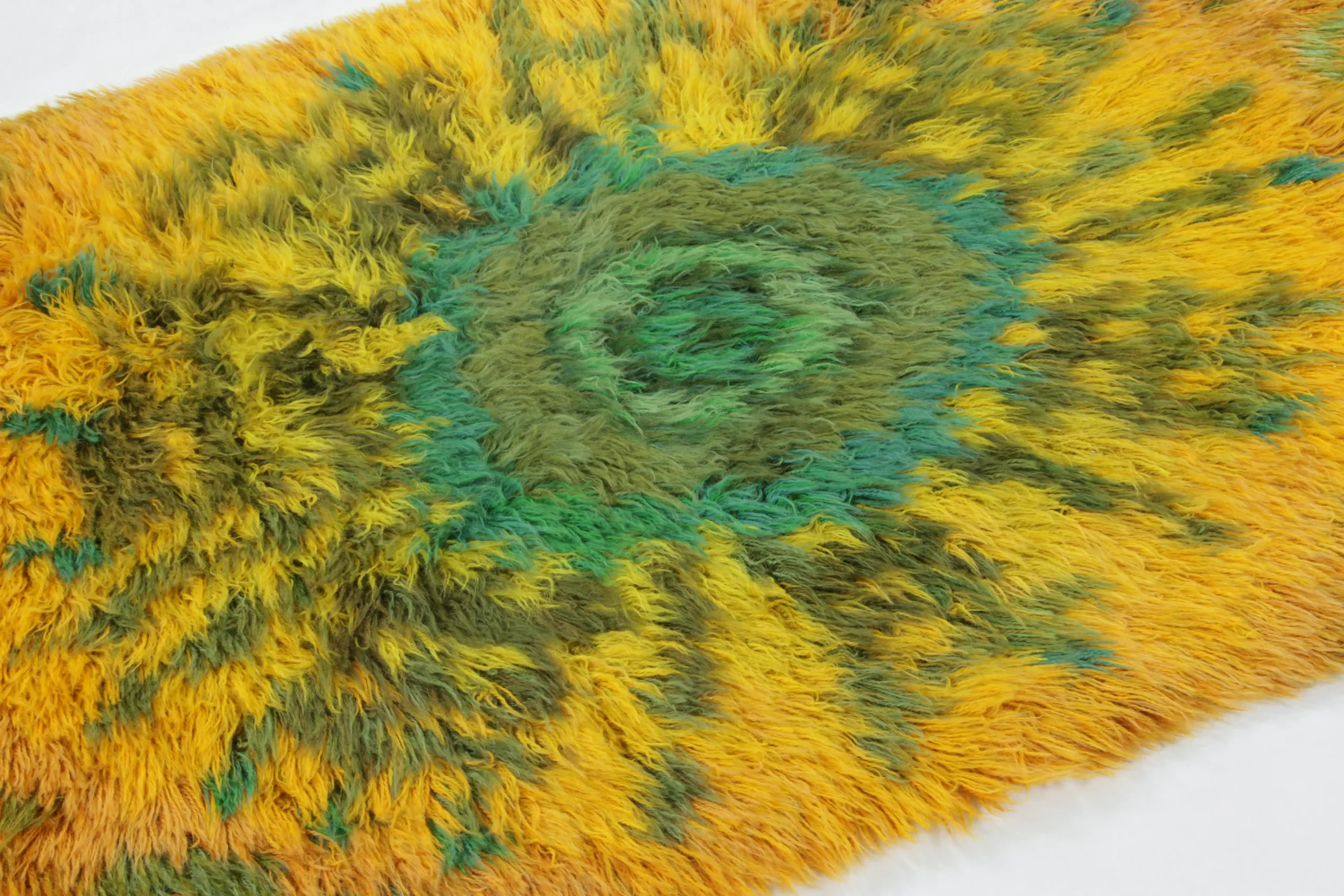 Vintage Swedish Rya Rug