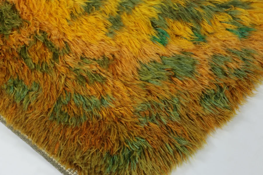 Vintage Swedish Rya Rug