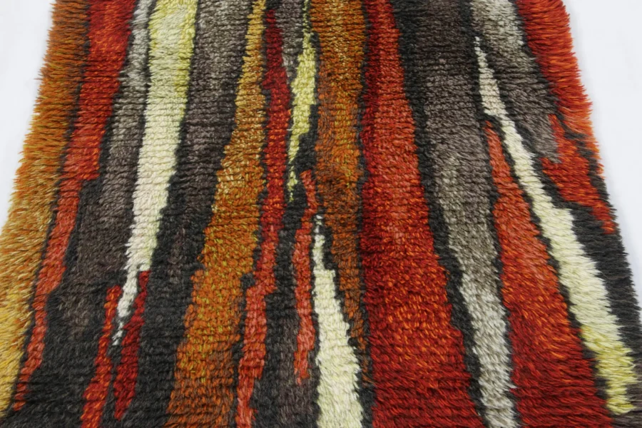 Vintage Swedish Rya Rug