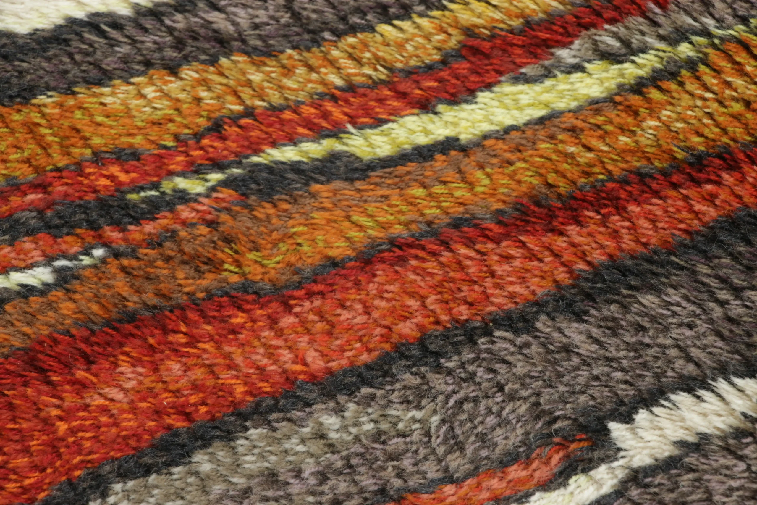 Vintage Swedish Rya Rug