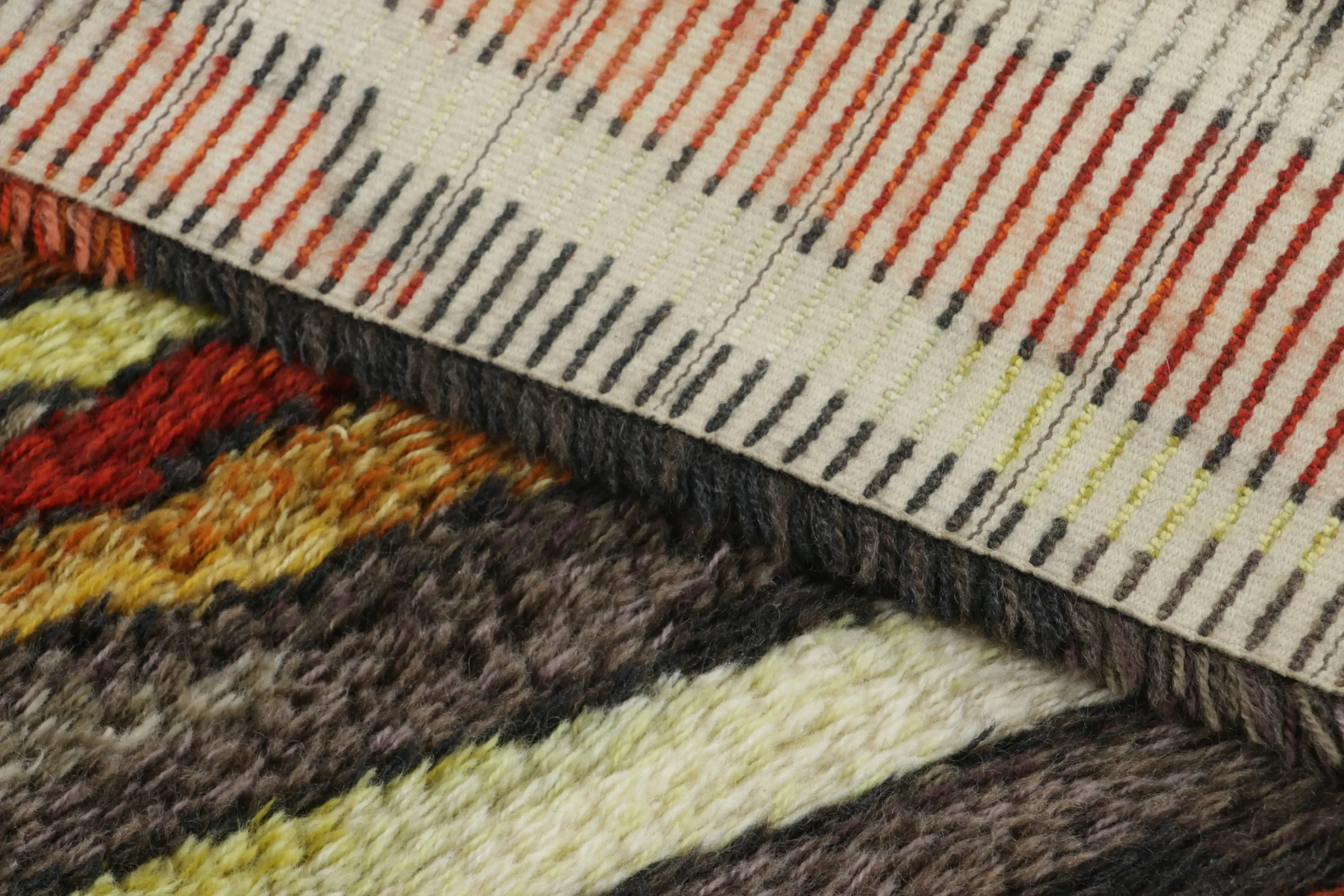Vintage Swedish Rya Rug