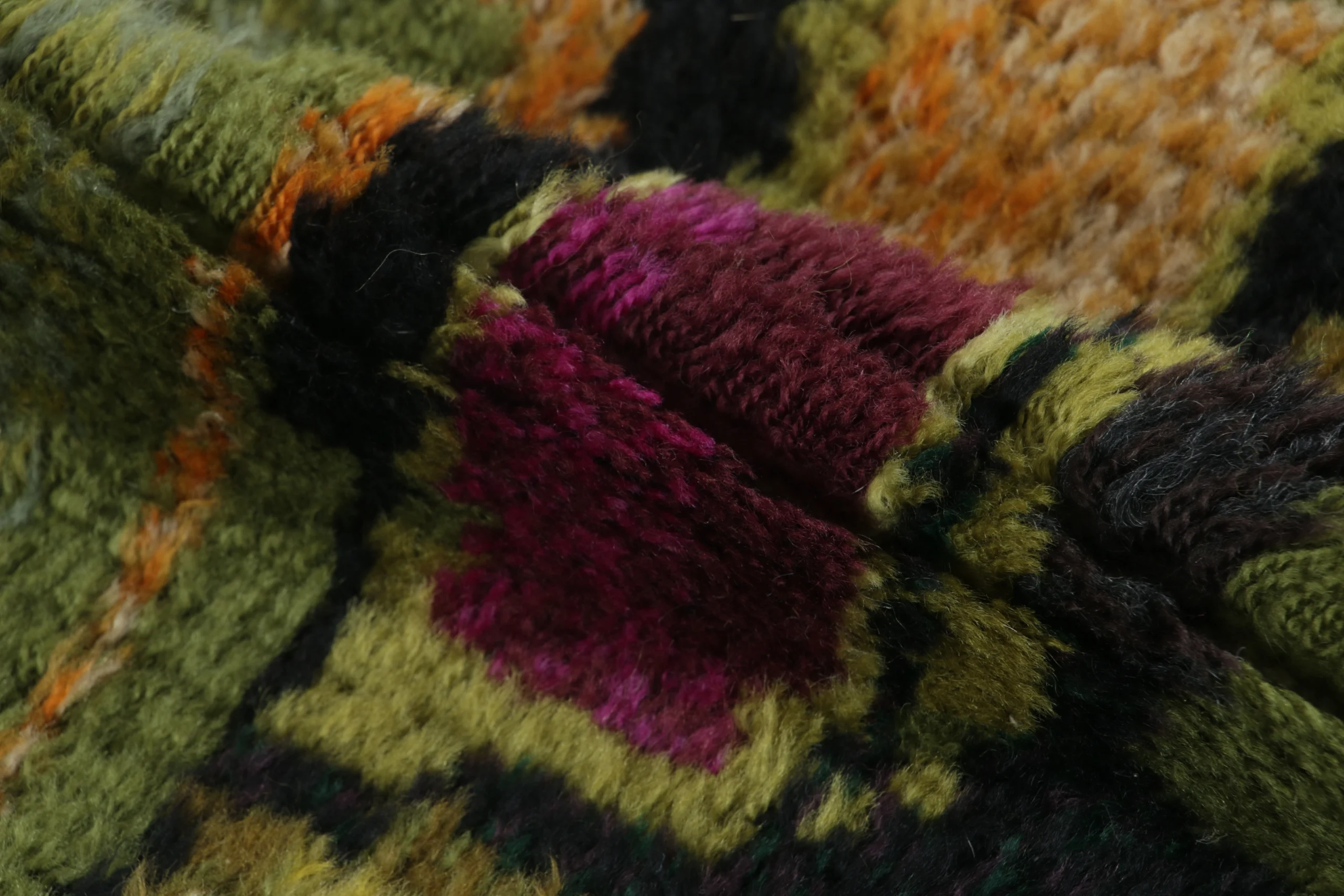 Vintage Swedish Rya Rug