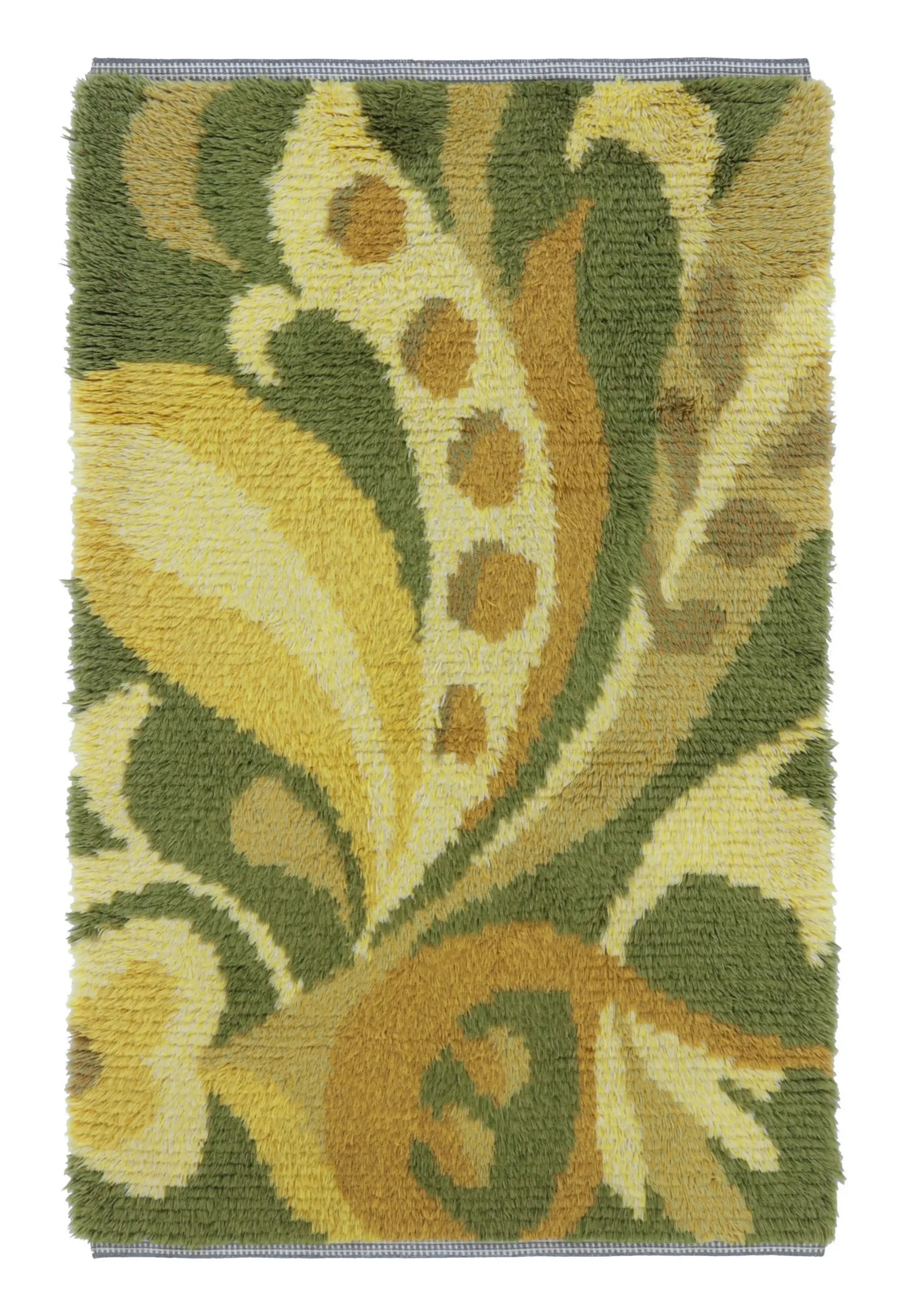 Vintage Swedish Rya Rug