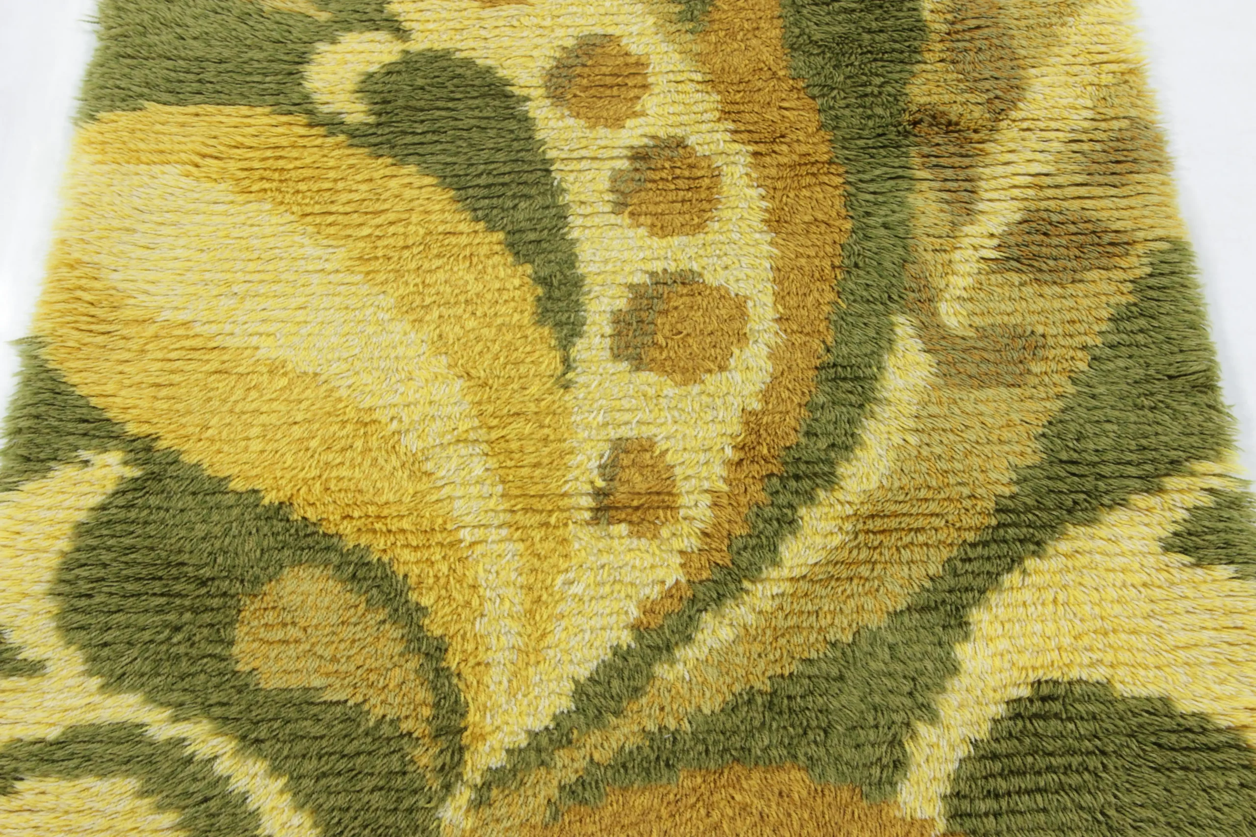 Vintage Swedish Rya Rug