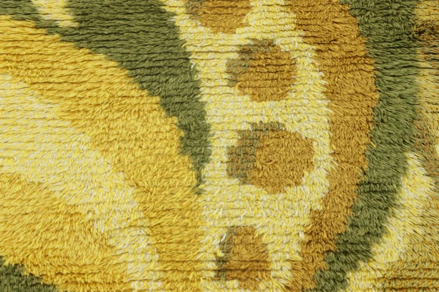 Vintage Swedish Rya Rug