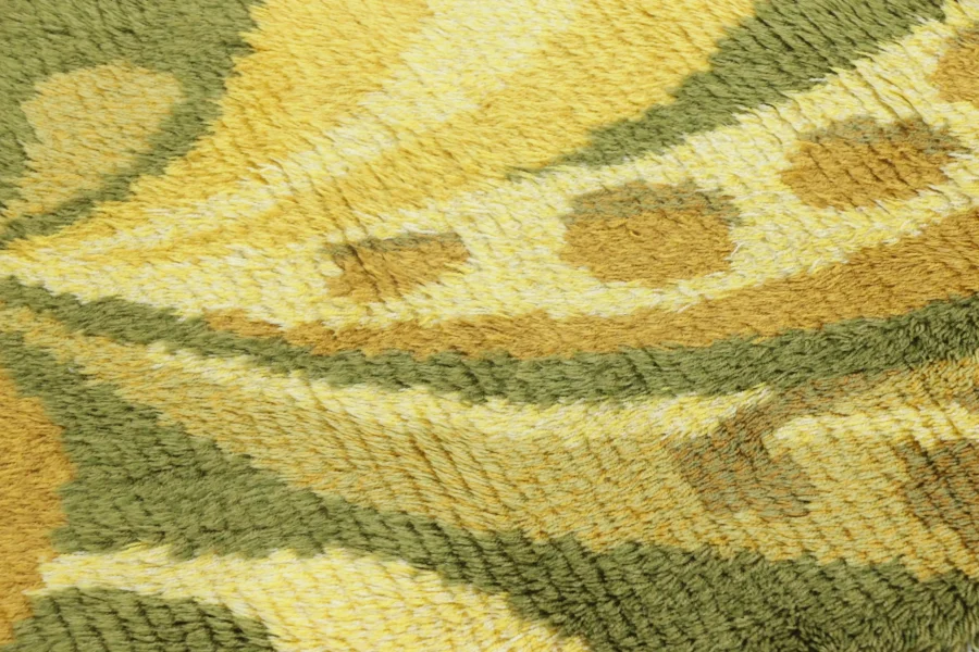 Vintage Swedish Rya Rug