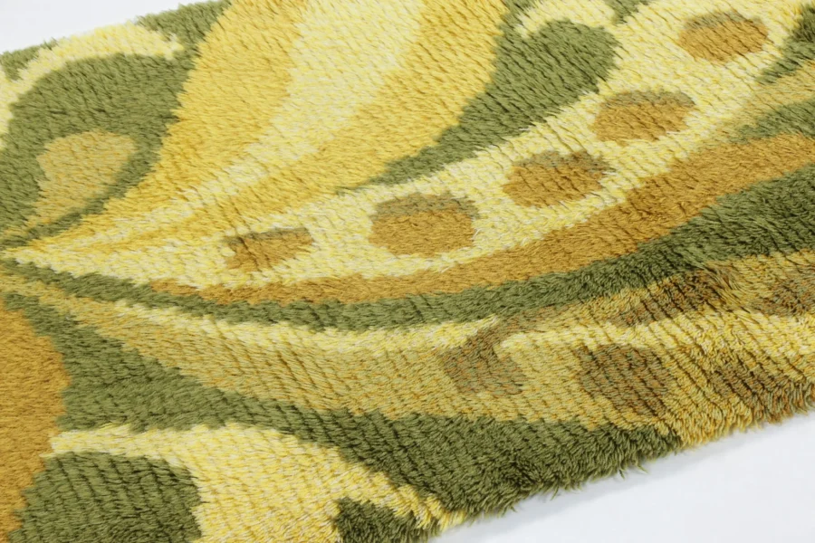 Vintage Swedish Rya Rug