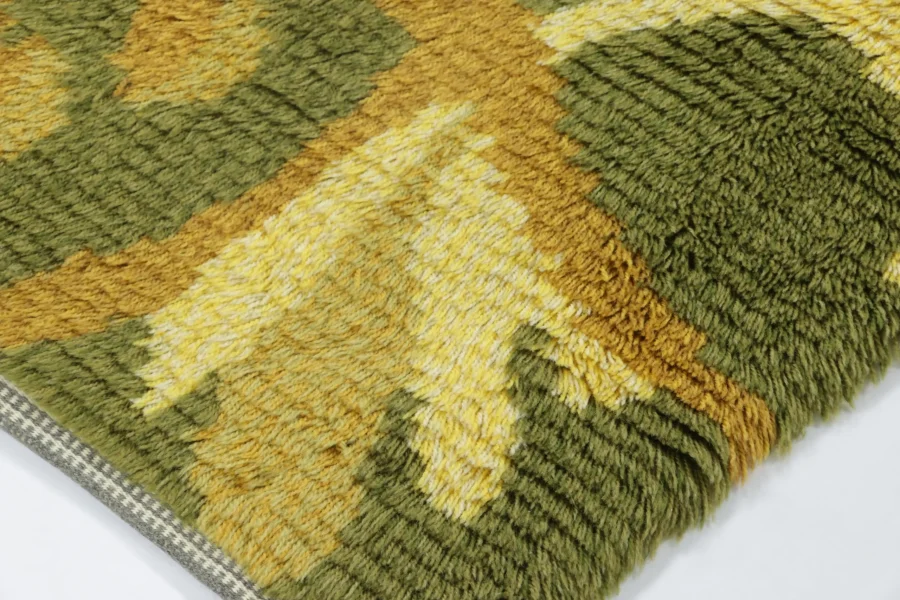 Vintage Swedish Rya Rug