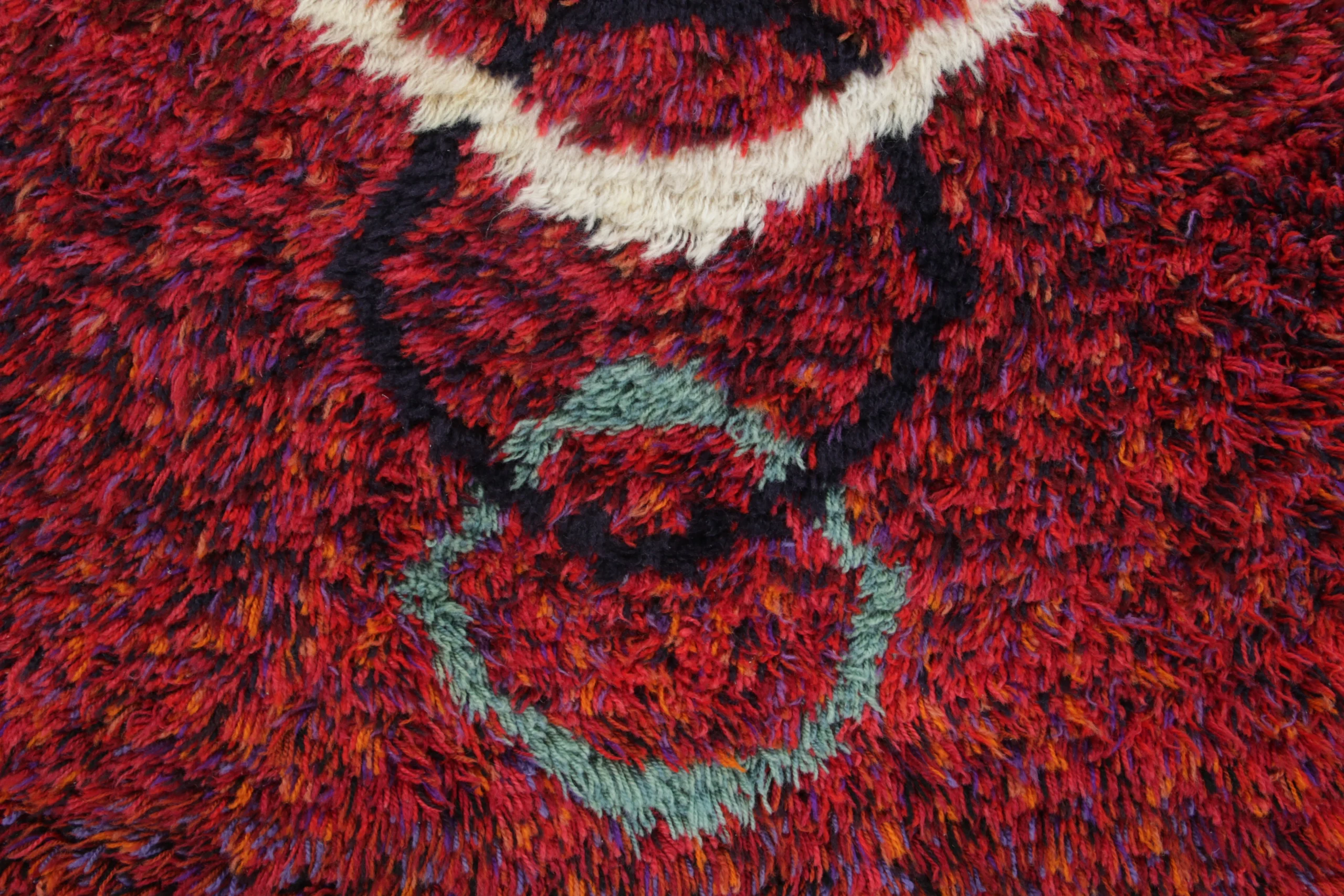 Vintage Swedish Rya Rug