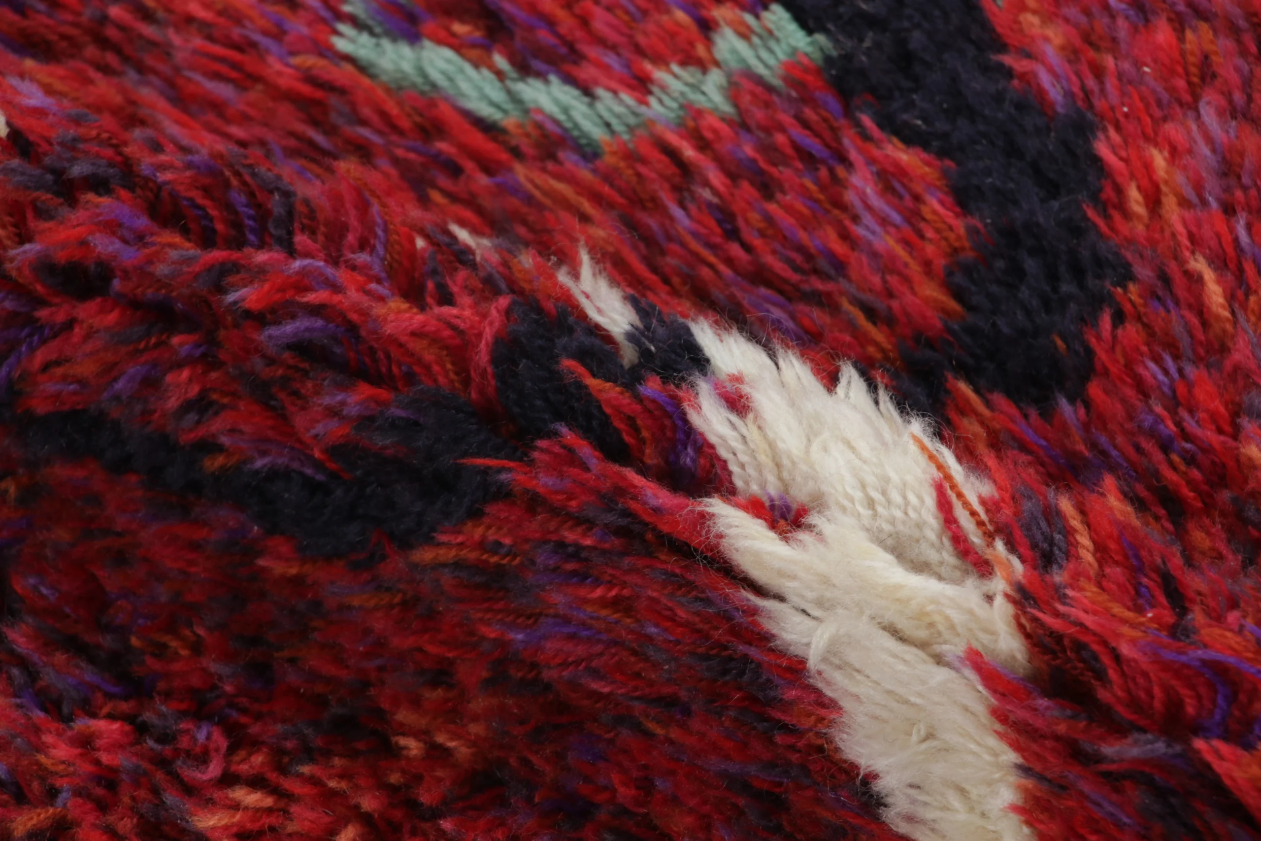 Vintage Swedish Rya Rug