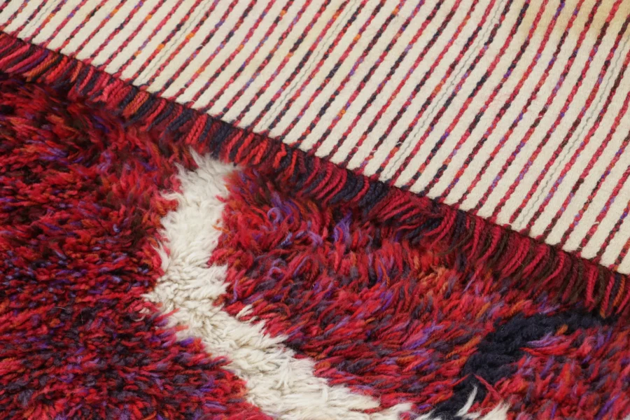 Vintage Swedish Rya Rug